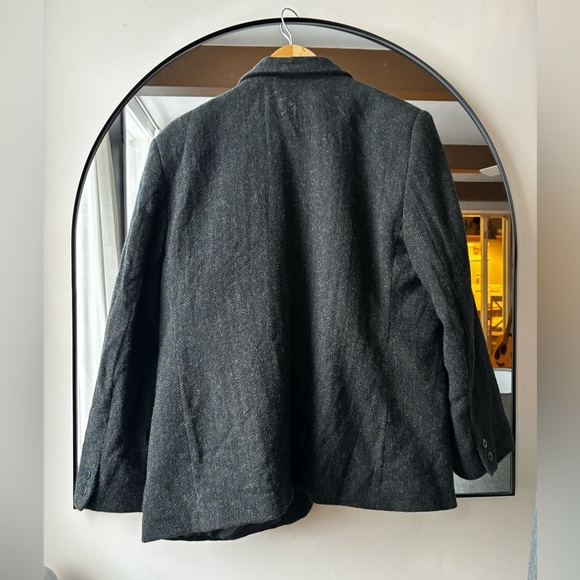 Tribal  | vintage herringbone wool blazer | size 16 - Picture 7 of 7